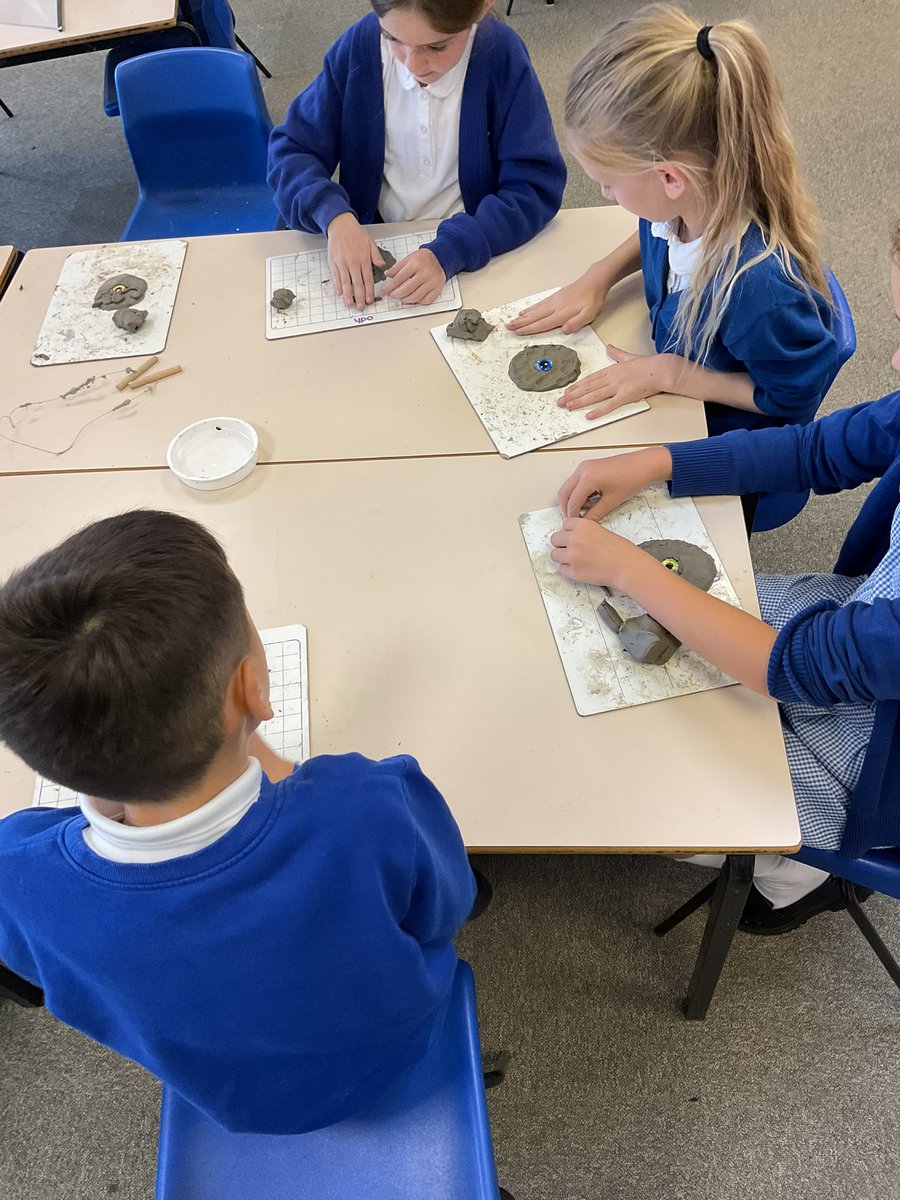 Another fabulous art workshop after school today! #creative #sculpture #clay