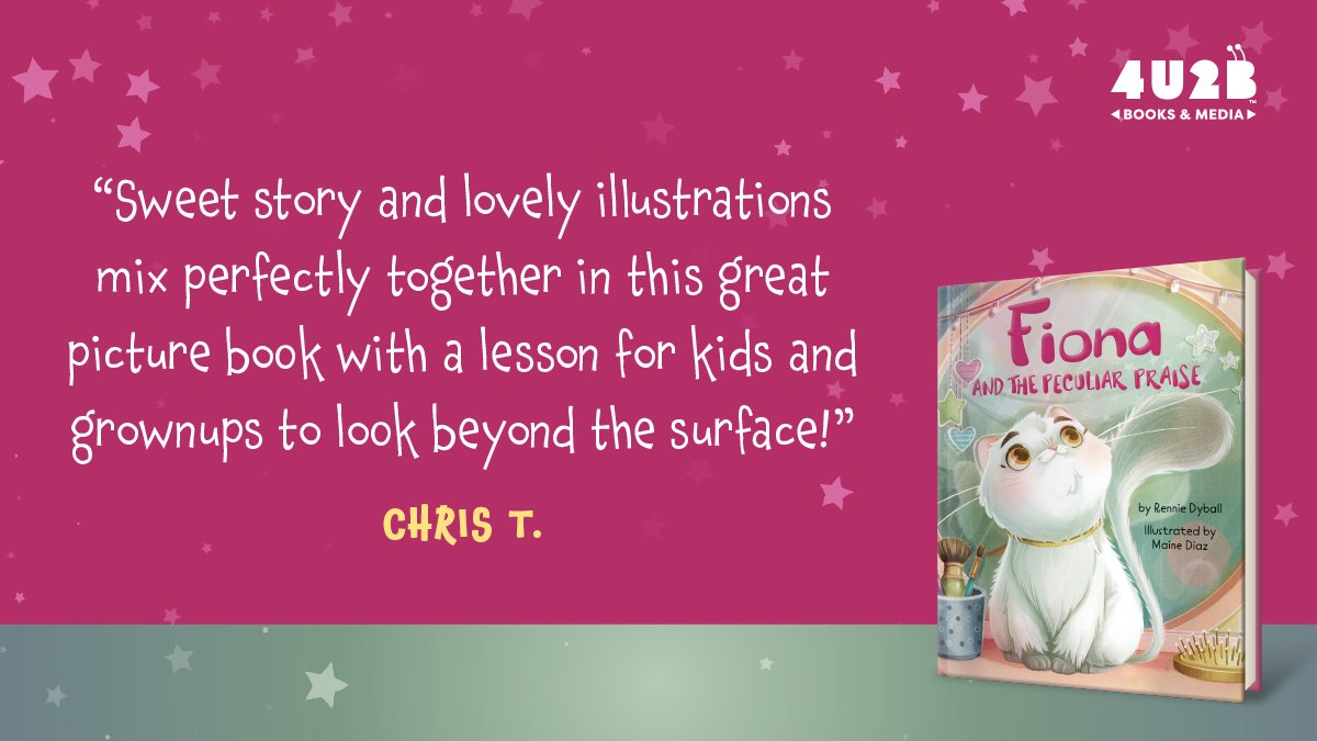 Thank you, Chris T. "Fiona and the Peculiar Praise" truly has it all - a sweet story, an important message, and vibrant illustrations. Order your copy to enjoy with the kids in your life today. amzn.to/428Xo9Y