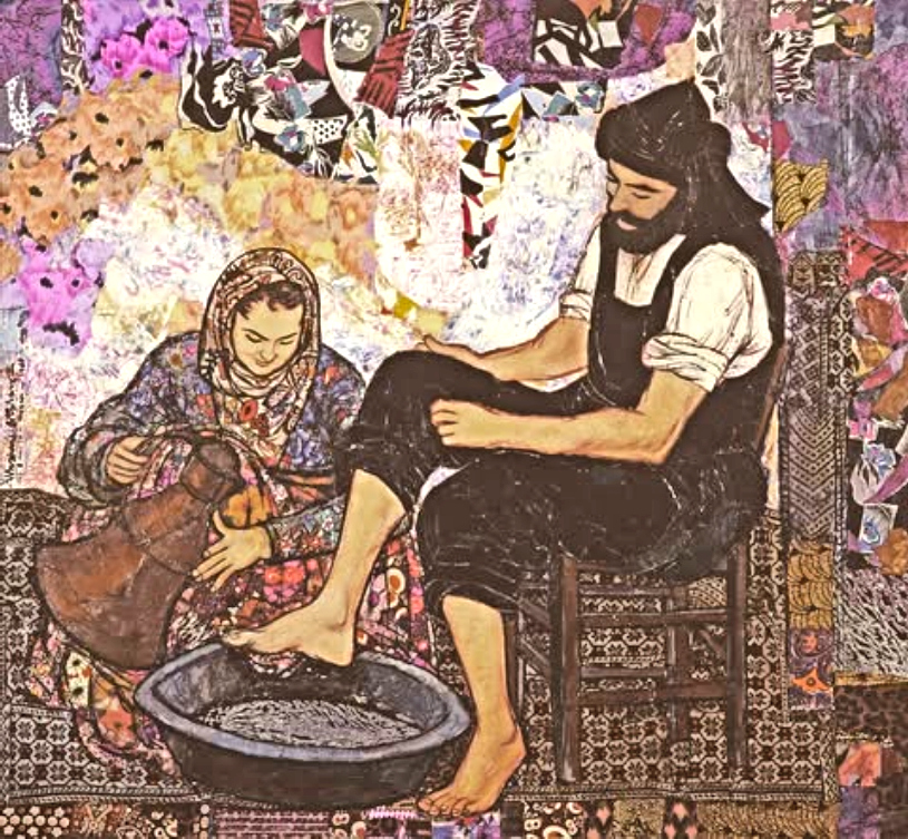 an arab master for me tomorrow:) heres a beautiful painting from my house