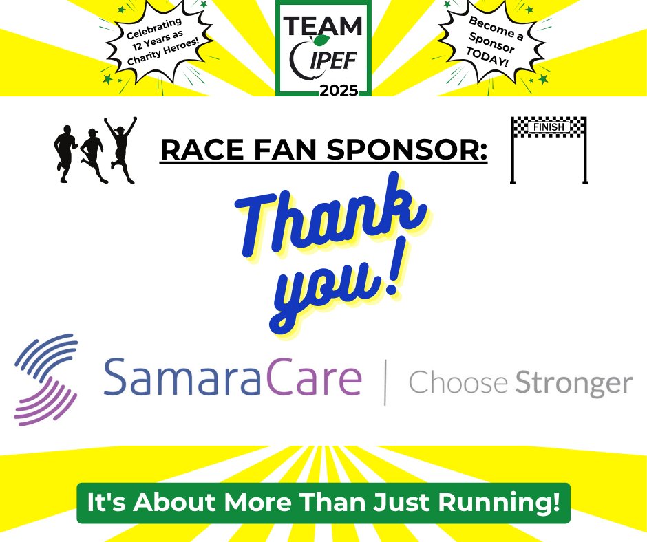Thanks to our friends at SamaraCare for your Race Fan sponsorship of Team IPEF 2025!

Sponsorship goes to support IPEF programs:
• Heart Screenings
• Teacher Grants
• Robotics
• The Fine Arts Festival
• Mental Health Supports

Visit secure.qgiv.com/for/ipef/event… for more info.