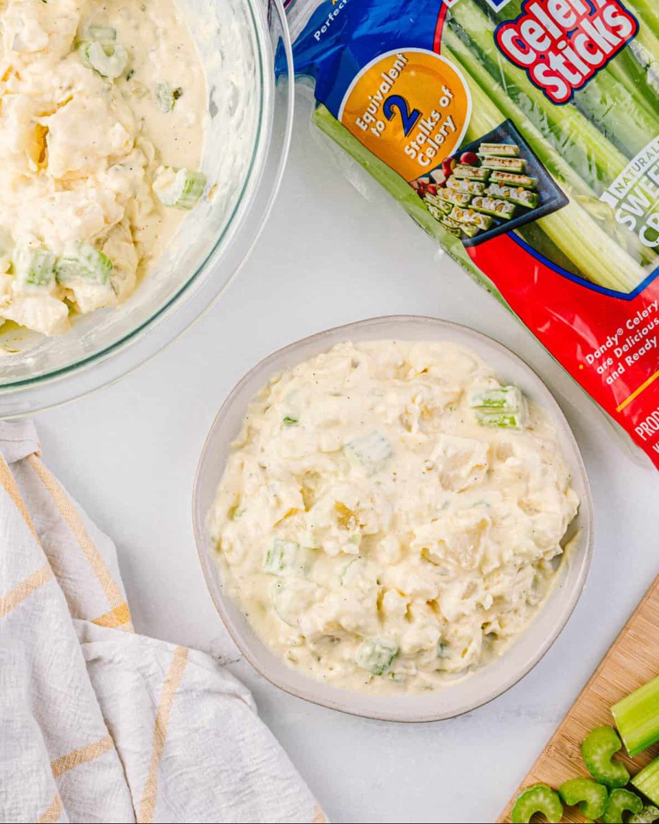 Nothing says summer barbecue like a big scoop of old fashioned potato salad. 🥔
Made just like Grandma used to – it's the side dish that always disappears first at the cookout!

Recipe: bit.ly/3I8Lrci