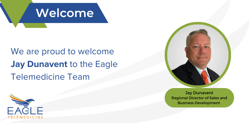 Eagle Telemedicine is proud to welcome Jay Dunavent to the team. With a wealth of knowledge in the medical industry, he will be leading the growth and expansion in the Central US. #growth #Newhire #EagleTelemedicine hubs.la/Q03wg-DD0