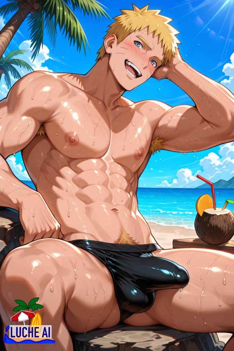 LucheAIG's tweet photo. 🔞NSFW🔞RT                  

Uzumaki Naruto - Boruto version
(Requested) (1/3)    

🌊🌴Beach Theme Season 2🏖️🌊
#AIイラスト︎ #AIart #う���まきナルト #NARUTO https://t.co/27vINcrUcs