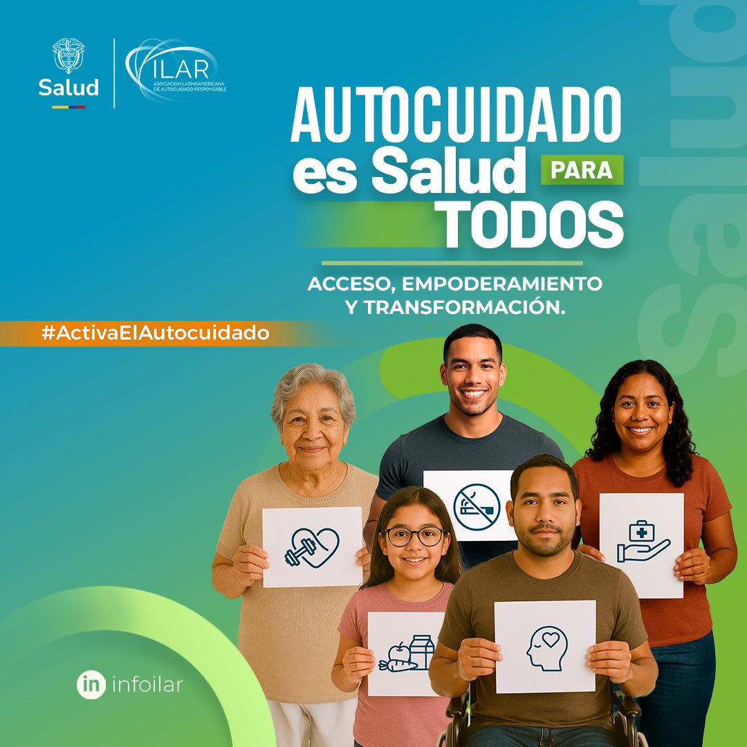 Es el autocuidado la clave para transformar la salud en América Latina?  🫂La palabra #Autocuidado nos remite a acciones con responsabilidad  individual. Sin embargo, los resultados e impacto van mucho más allá, image size:1080x1080