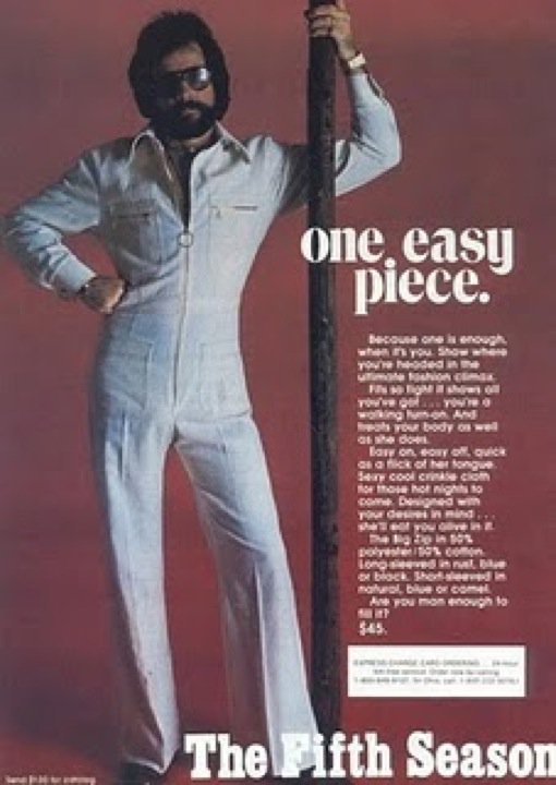 I know the '70s are coming back, but this will never be acceptable to wear unless you’re a dictator of a nation on a U.S. government watchlist.