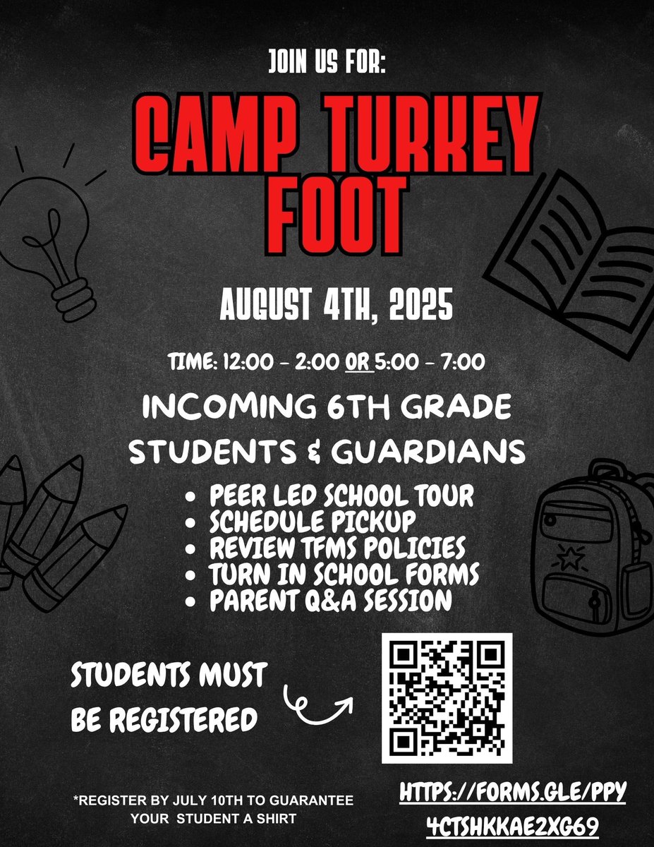 Attention all incoming 6th graders:
