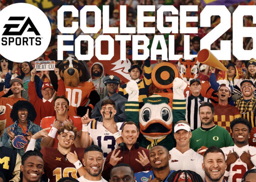 Got NCAA 26 for me &amp; my son yesterday, and found out it has the best cover yet! Former Maruader QB Garrett Nussmeier is front and center! Geaux Tigers