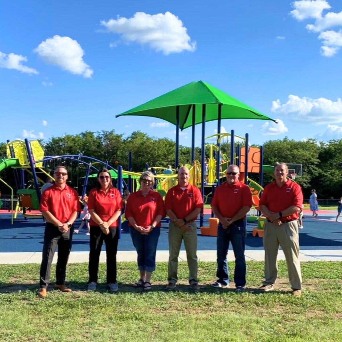 We had a wonderful time at the Ell-Saline Elementary Playground Grand Opening yesterday! This beautiful space is now ready for students to explore and enjoy for the upcoming school year. We are proud to be a donor for this amazing project and loved to see it filled with laugher