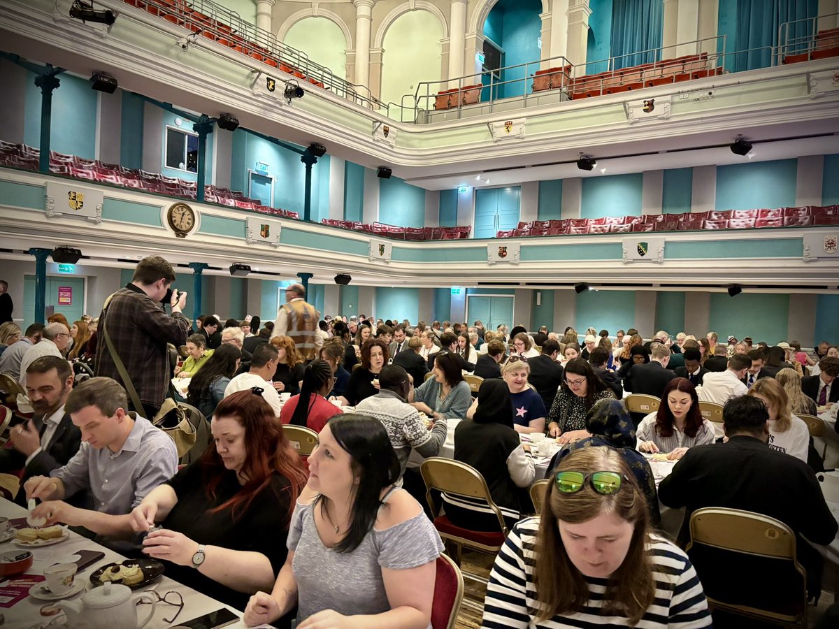 ☕️Glad to be part of #StokeonTrent’s 100-year celebratory tea party at Victoria Hall, we’re now in the official GUINNESS WORLD RECORDS™. 14,000+ participants across the City…#SOT100