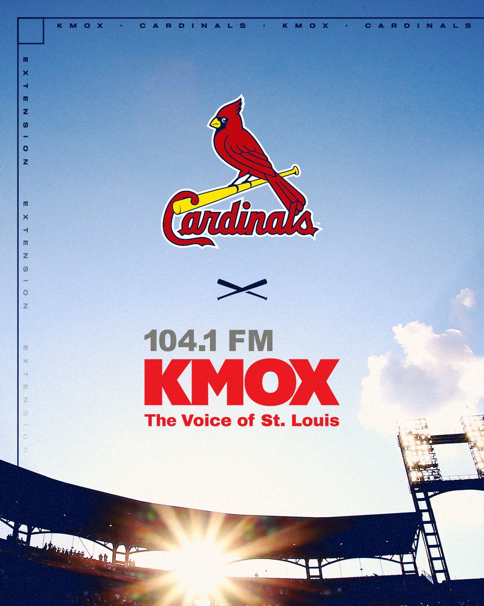 Cardinals baseball is staying on KMOX!

The Cardinals and <a href="/Audacy/">Audacy</a> have agreed to a multi-year extension of our partnership to broadcast Cardinals games on KMOX 104.1 FM and 1120 AM!