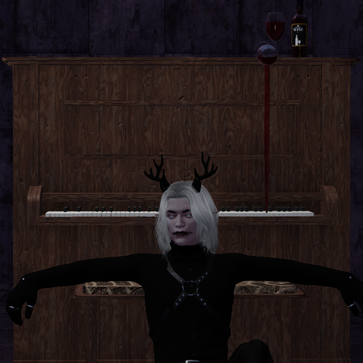3dxmuun's tweet photo. Inspired by the piano in the Friday the 13th game. Wine is pouring from a wine glass on the old vintage looking piano.

For price information discord: aronorart.

#3dXChat #3dxbuild  #3dx  #builder3dxchat  #builder https://t.co/NN6RyaojPb