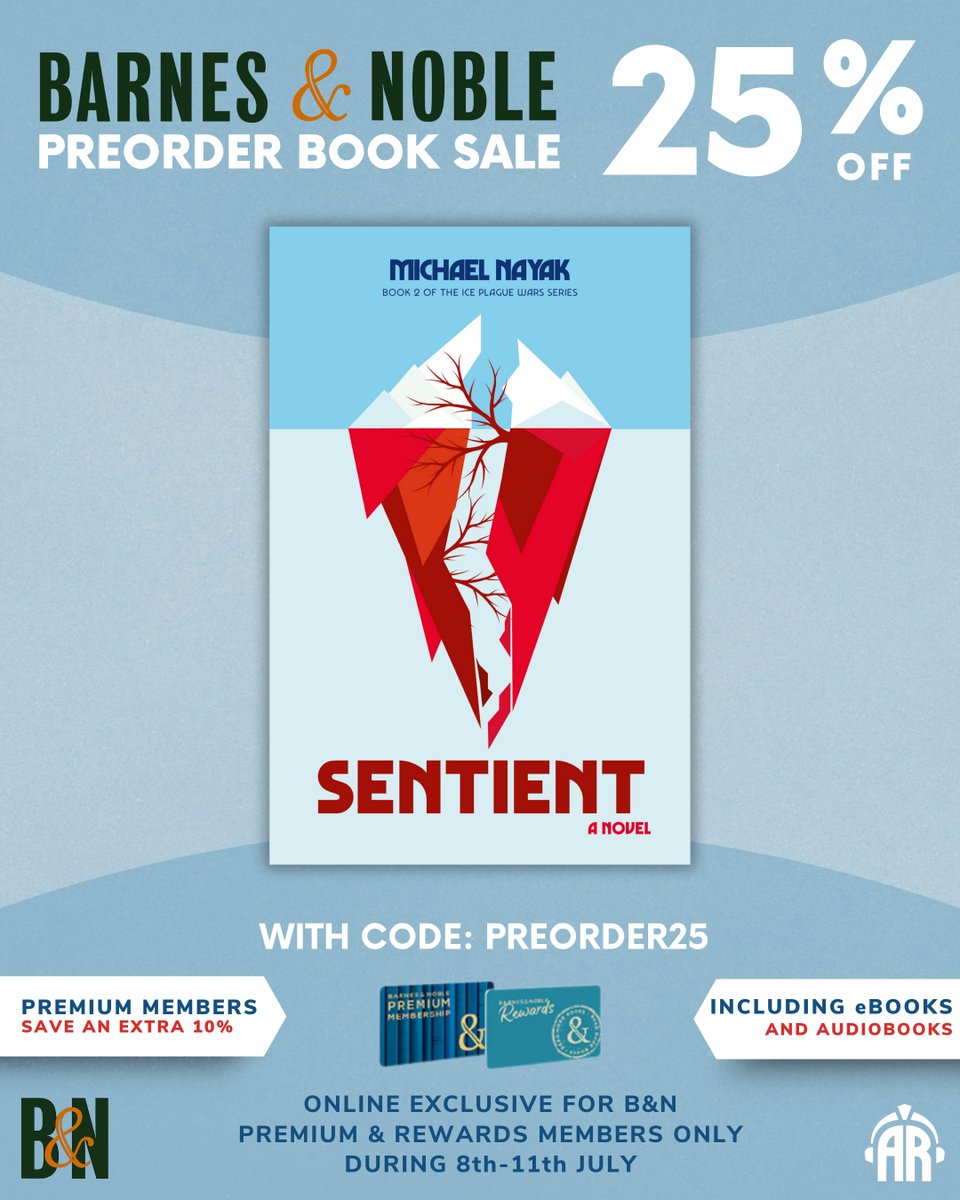 Lindsay Guzzardo (@lindsayguzzardo) on Twitter photo Check out SENTIENT, the intense follow-up to SYMBIOTE!
“Fantastic…A sci-fi thriller in the vein of Michael Crichton and Tom Clancy!” – Book Riot on SYMBIOTE
<a href="/mikeynayak/">Mikey Nayak</a> <a href="/angryrobotbooks/">Angry Robot Books</a> #BNPreorder Check out SENTIENT, the intense follow-up to SYMBIOTE!
“Fantastic…A sci-fi thriller in the vein of Michael Crichton and Tom Clancy!” – Book Riot on SYMBIOTE
<a href="/mikeynayak/">Mikey Nayak</a> <a href="/angryrobotbooks/">Angry Robot Books</a> #BNPreorder