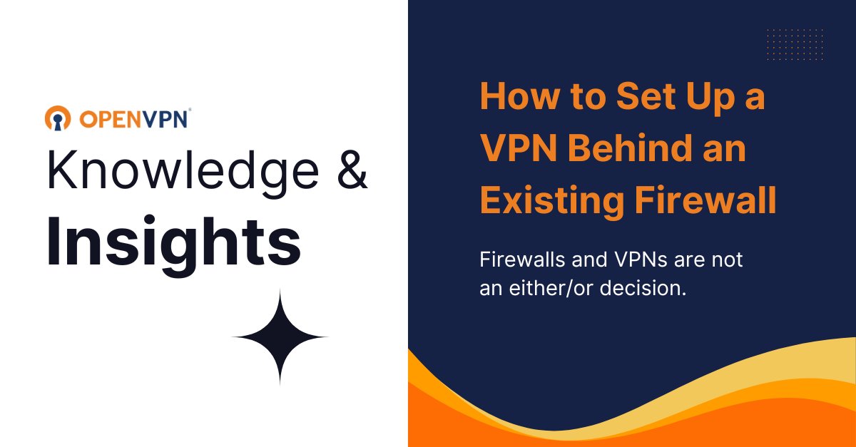 One of the most effective ways to secure your network is to deploy a VPN — and the second is to set up a VPN behind a firewall. 

Our guide walks you through the process, step by step.

Get the details here 👉 openv.pn/3IiBzN4

#OpenVPN #Firewall #VPNsetup #Networking