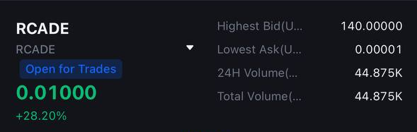 $RCADE is ready to list! 

Pre-market: $0.010+ 🚀

6 CEXs+ locked in: @Binance Alpha, @OKX Wallet, BitGet, Gate, KuCoin and more!

Exchanges love jumping in at the last minute👀
I'm expecting a MASSIVE volume!