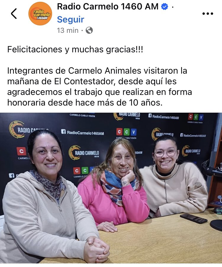 Un gran trabajo a diario de las compañeras de @carmeloanimales durante 10 años! 
En todo nuestro país hay grandes personas ayudando a los animales y eso lo destacamos como un cambio positivo en esta última década. 
Cada vez somos más ✊🐾