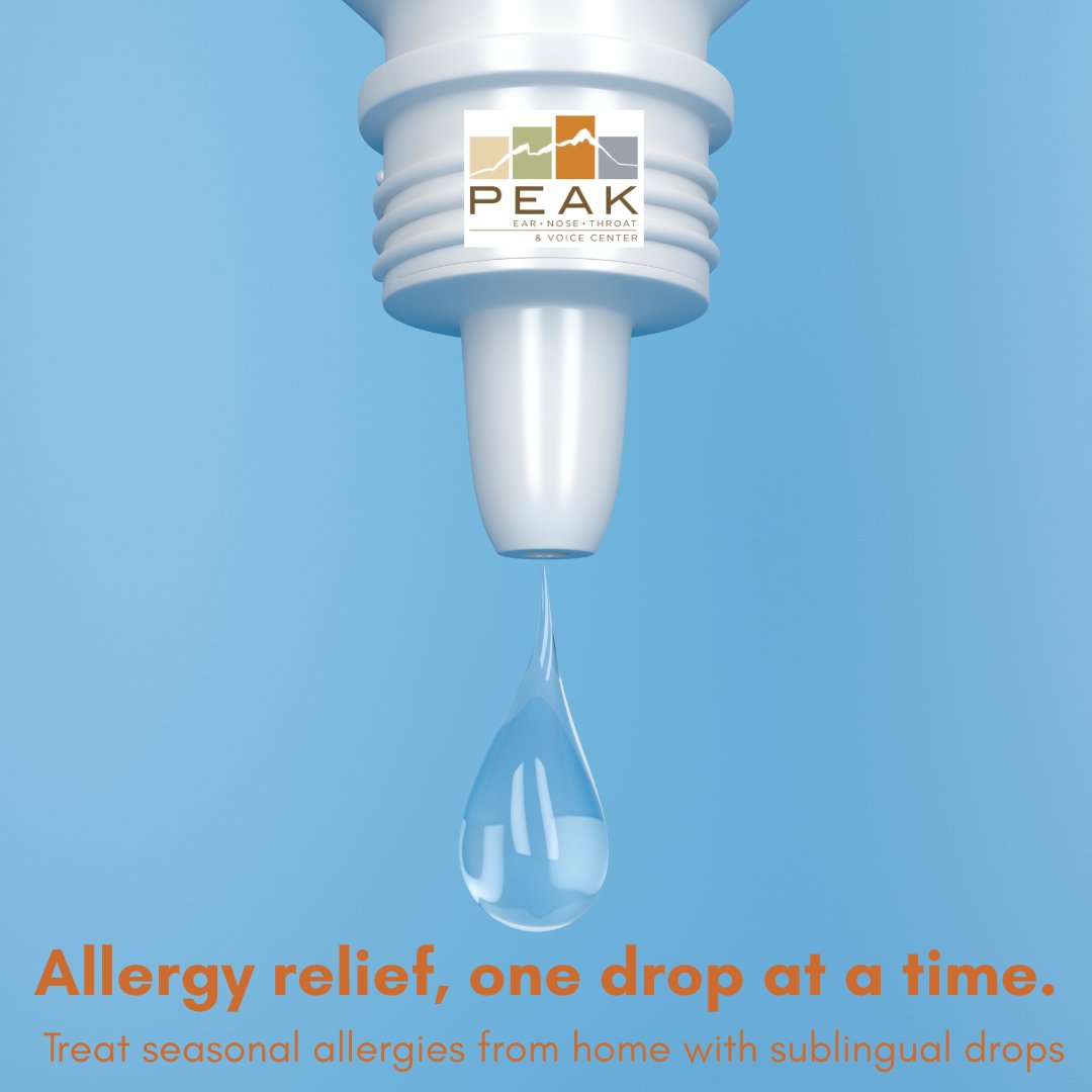 PeakENTVoice's tweet image. Skip the shots—treat allergies from home with sublingual drops. 🌿💧 No needles, no waiting rooms. Just effective relief, one drop at a time at #PeakENT. 

#Colroado #AllergySolutions #AllergyDrops #AllergyRelief  #Telehealth