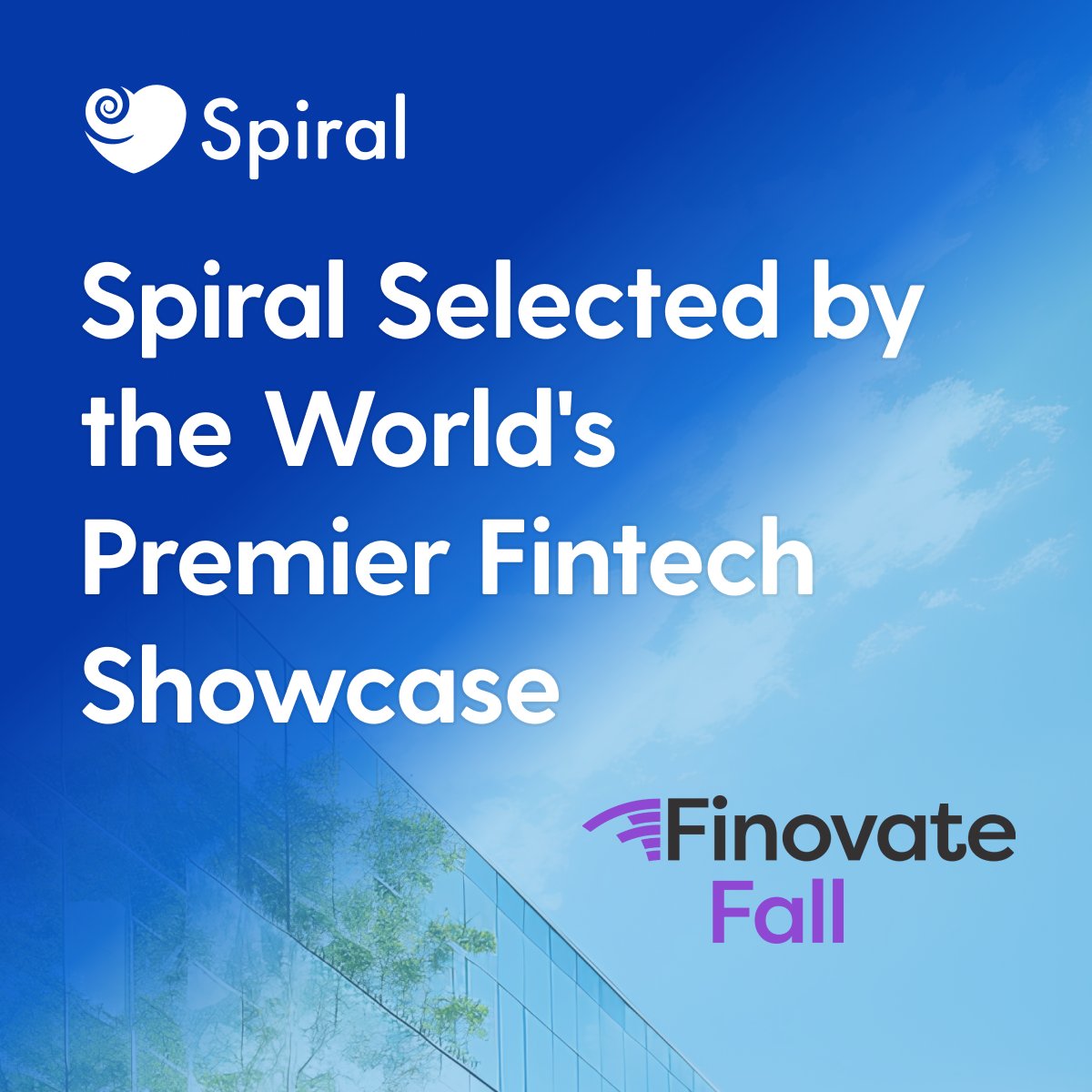 📣 Exciting news! 🎉 

We’re proud to share that Spiral has been selected to demo its award-winning platform live at FinovateFall 2025, joining the world's most innovative fintechs on stage in New York City.
👉 Learn more: hubs.la/Q03whd4R0