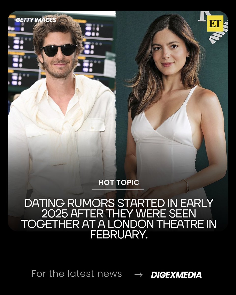 ANDREW GARFIELD &amp; MONICA BARBARO?!
Hollywood dating just got interesting 👀✨.