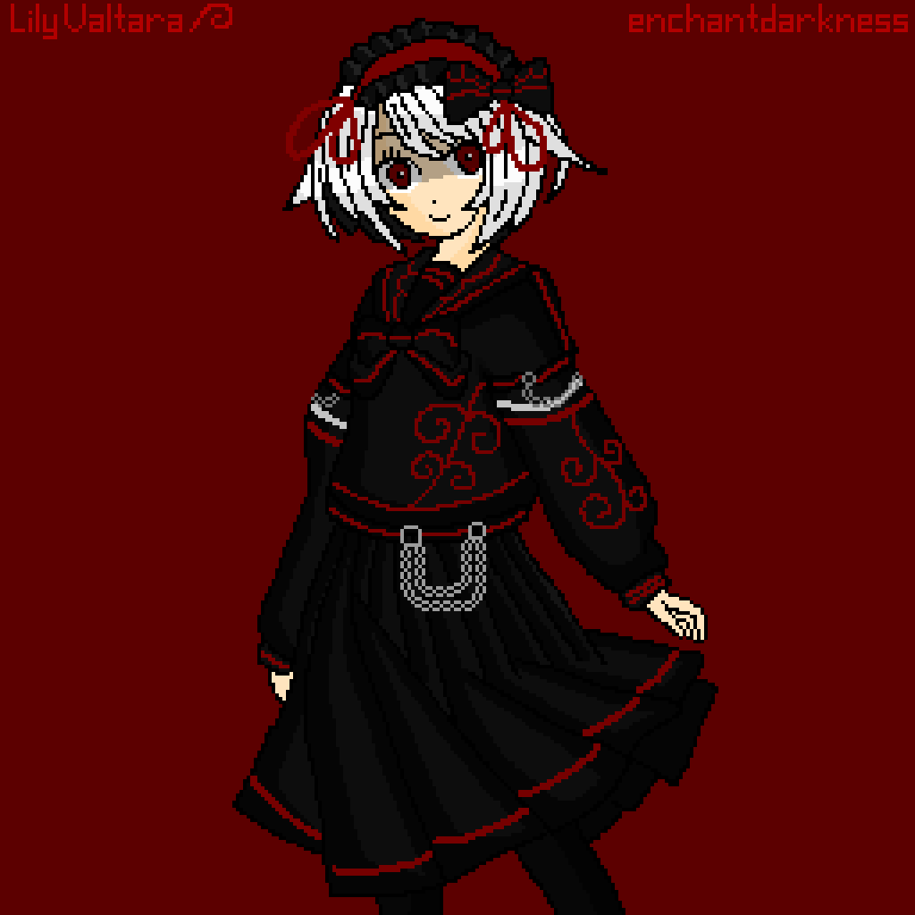 enchantdarkness's tweet photo. [my art]🍃🍃
Lily Valtara wishing you solace, comfort &amp; joy today. May the gentle breeze of positivity surround you.
(Although July is hot.)
#TwitterX #schoolwear #dress #costume https://t.co/om7cWDkMMF