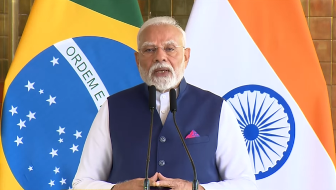 BJP (@bjp4india) on Twitter photo Both sides are collaborating to facilitate the adoption of UPI in Brazil. We would be delighted to share our expertise and insights in the areas of digital public infrastructure and space.
- PM <a href="/narendramodi/">Narendra Modi</a> Both sides are collaborating to facilitate the adoption of UPI in Brazil. We would be delighted to share our expertise and insights in the areas of digital public infrastructure and space.
- PM <a href="/narendramodi/">Narendra Modi</a>