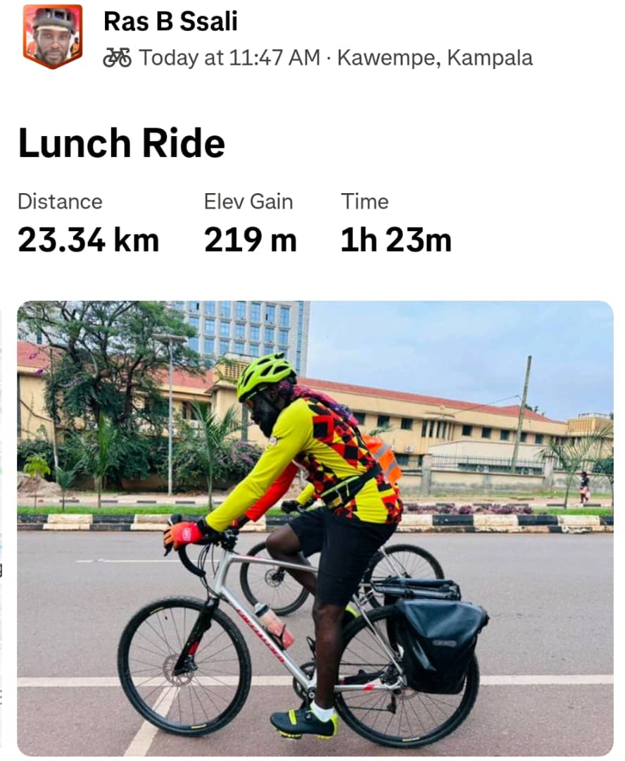 Today's ride around kampala City...
Enjoying UGANDA...
#saferoadssavelife 
#safecyclinglanes