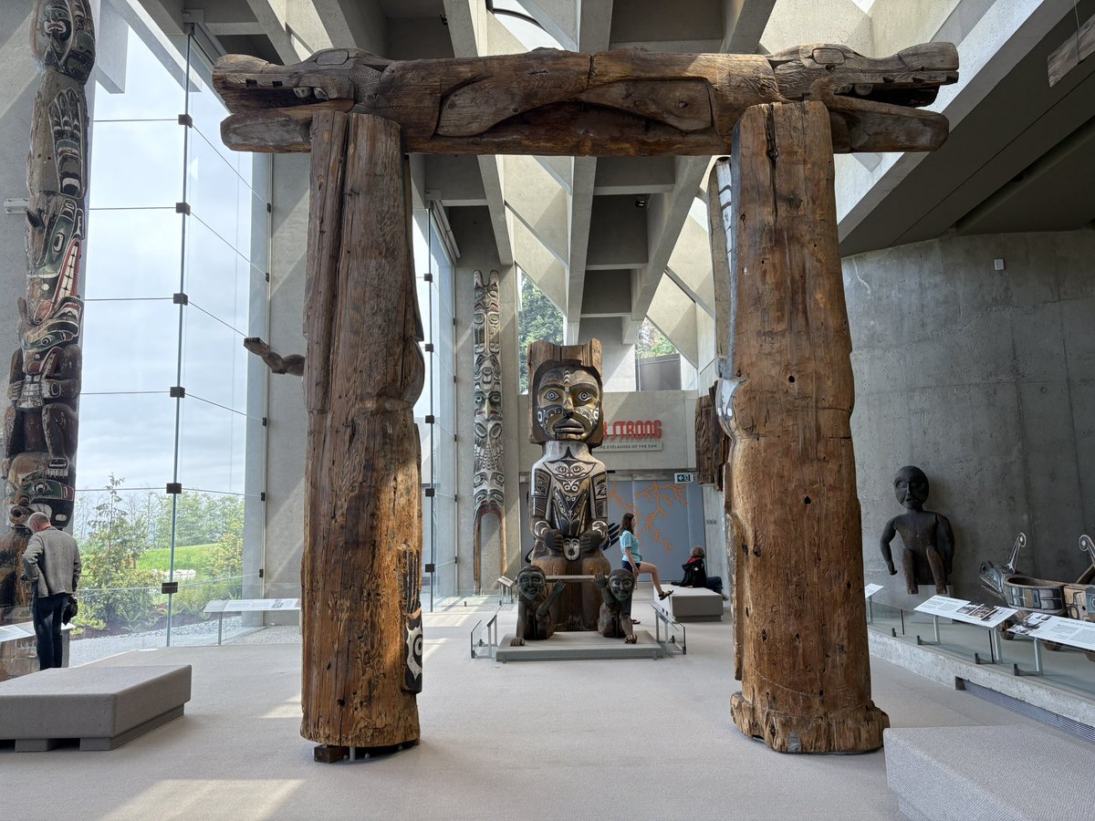 UBC’s Museum of Anthropology was overwhelmingly full of artifacts from different cultures. #yvr #vancouver