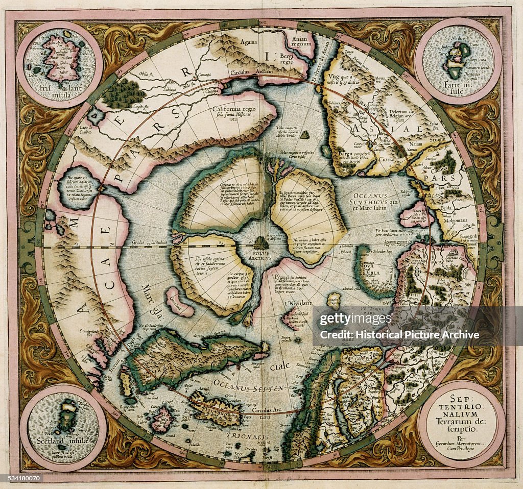 The earliest known mention of Rupes Nigra comes from a mysterious 14th-century book. The book is titled Inventio Fortunata (“The Discovery of the Fortunate Isles”). It was reportedly written by a Franciscan friar from Oxford. This friar traveled to the Arctic regions under royal