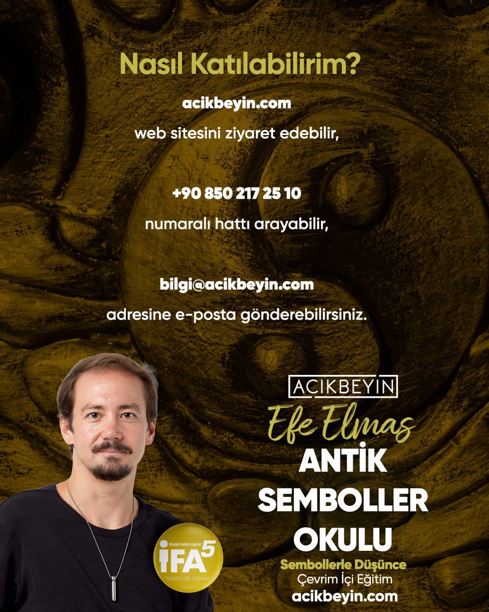 AcikBeyinEgitim's tweet image. Antik Semboller Okulu-12.08.25
Detaylı bilgi için:
acikbeyin.com/egitim/antik-s…