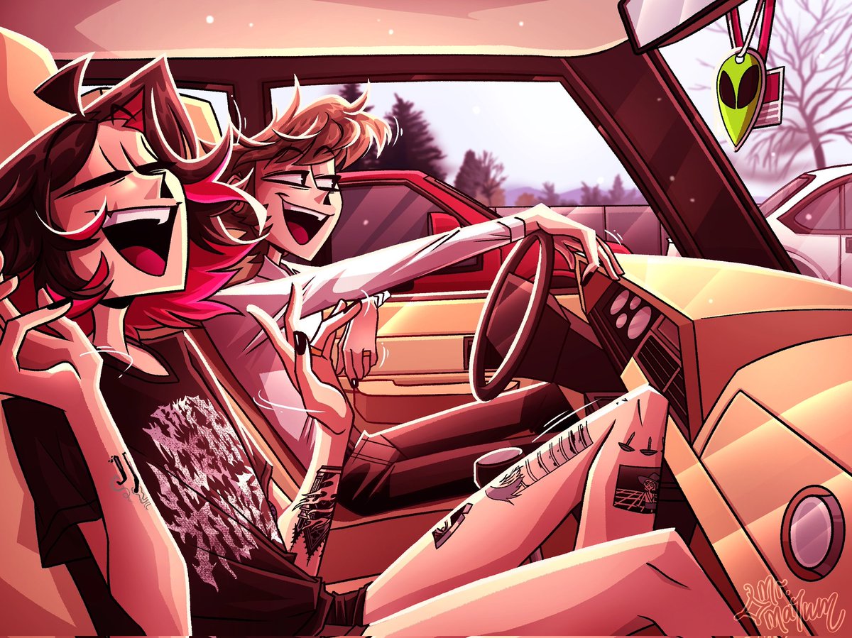 HELLS HOTTEST SUMMER DAY 3: Stuck in traffic!!

to the tune of Oldies station by TØP lol 🥰

#HellsHottestSummer #hellshottest2025 #agent1 #helluvaboss #helluvabossfanart #ma1um