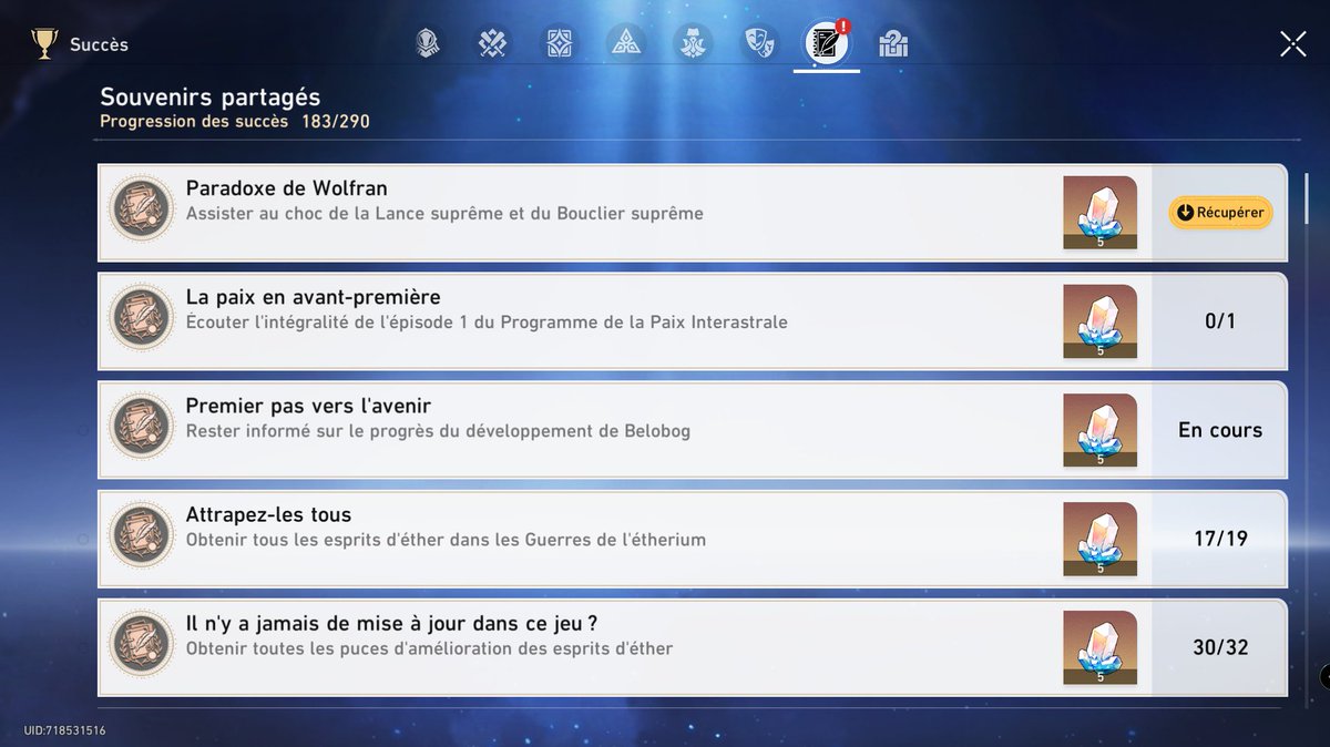 a bah ok je suis dans un succès Honkai star rail xp je suis un paradoxe yeaaah !!! xp  #HonkaiStarRail #furryfandom #game
