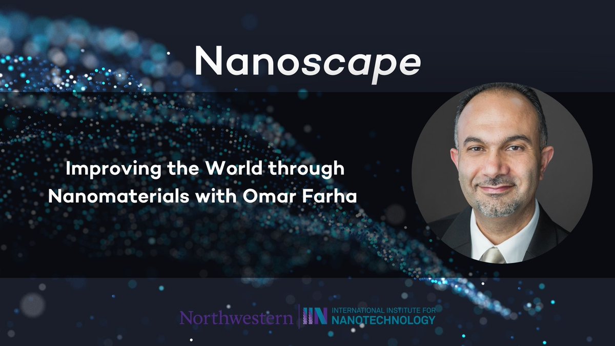 IINanoNU's tweet image. What are MOFs? Why do they matter?
Professor Omar Farha broke it down in one of our most popular Nanoscape episodes — and he’s back tomorrow with more!
🎧 Catch up now: bit.ly/44Tmbzq