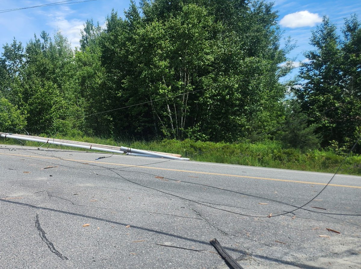 Update: The current outage was caused by a dump truck contacting overhead cables, which led to two powerline poles snapping on Second Ave. We ask the public to please stay clear of the area and maintain a safe distance until the site has been secured and power restored. There is