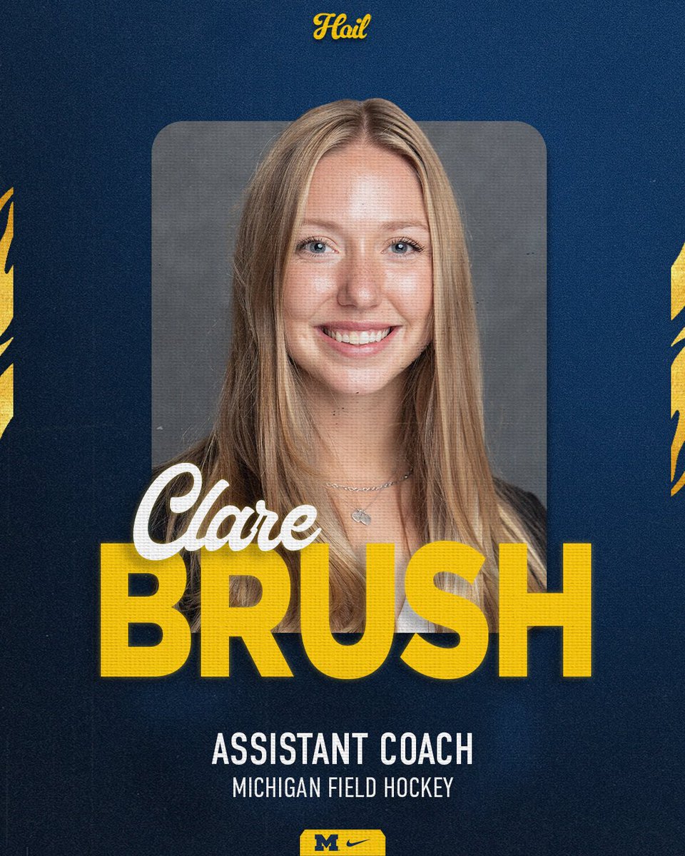 umichfldhockey's tweet photo. We are thrilled to announce, and help us welcome, our two new UMFH assistant coaches: Wolverine alum Clare Brush ('21) and goalie specialist Erin Moore.

The duo joins longtime assistant Ryan Langford to make up Kristi Gannon Fisher's first staff as head coach. 👏 https://t.co/qnosCiGwIq
