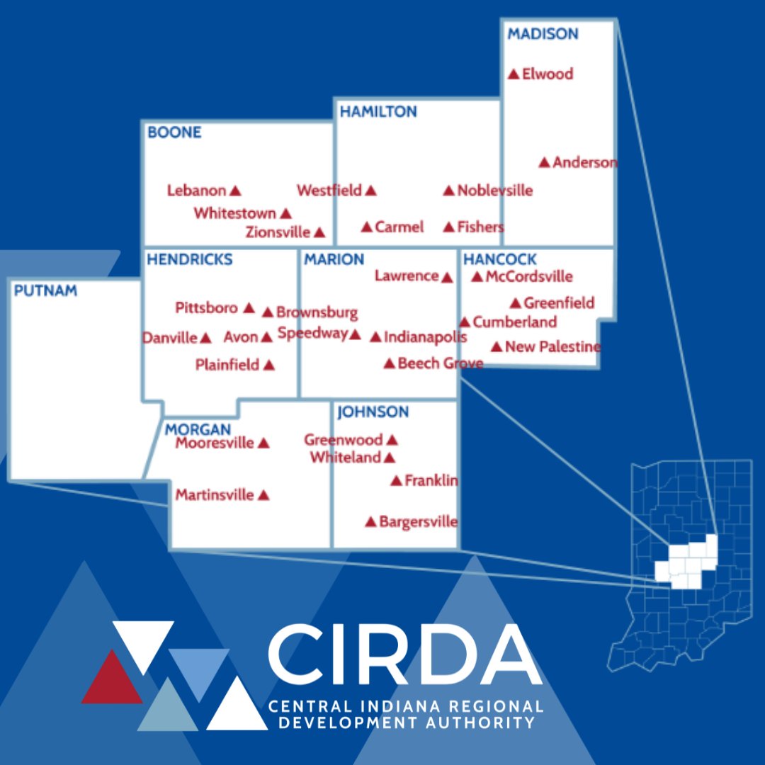 CIRDAIndiana's tweet image. Central Indiana is a dynamic and growing region. Spanning approximately 4,086 square miles, our diverse landscape is home to 2,111,040 residents, creating a vibrant and expanding consumer base and workforce.
Learn more about Central Indiana at: centralindianarda.org/central-indian…
#CIRDA