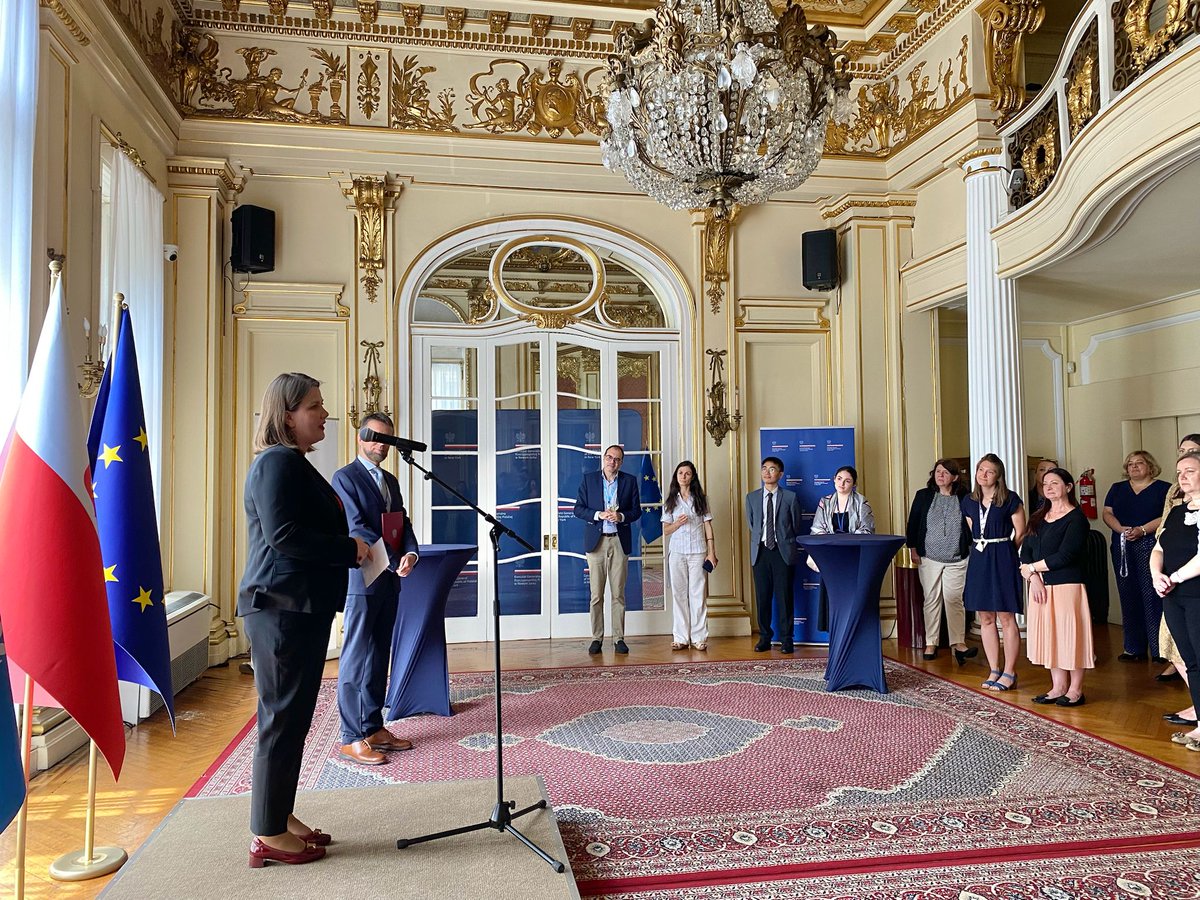 PLinUN's tweet image. Yesterday, we hosted a reception at the Polish Consulate in NYC to present Prof. Dr. Hab. Patrycja Grzebyk, 🇵🇱's candidate for the UN Committee Against Torture (2026–29) - a distinguished expert in international humanitarian law and human rights.