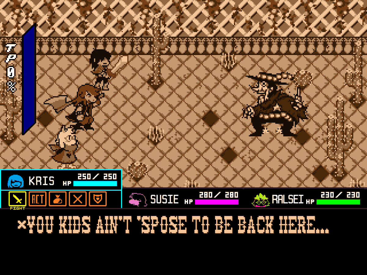 Ngl I really like this Secret Boss's vibe in chapter 5- REALLY fuckin difficult tho

#DELTARUNE #Deltarunespoilers