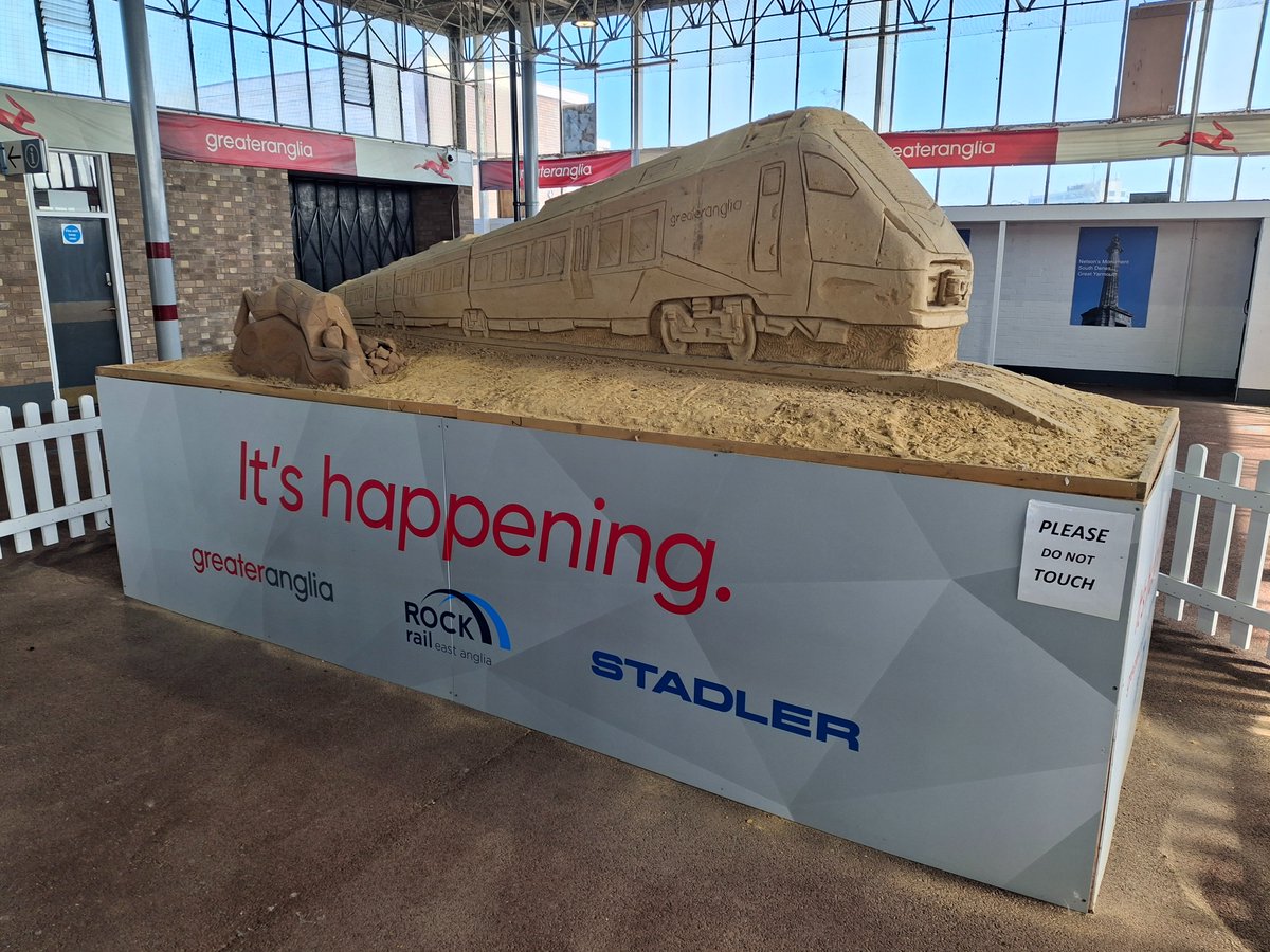 Prof Alison Leary ๐#ProtectNurse (@alisonleary1) on Twitter photo Had a great day working with a fantastic group of GP practices on systems thinking
<a href="/greateranglia/">Greater Anglia</a> Great Yarmouth Station topped it off with this epic sand sculpture (also beautifully kept station) Had a great day working with a fantastic group of GP practices on systems thinking
<a href="/greateranglia/">Greater Anglia</a> Great Yarmouth Station topped it off with this epic sand sculpture (also beautifully kept station)