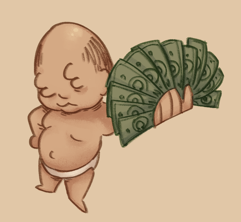 Shrikeicee's tweet photo. @ThermCantRead ugly baby money spread https://t.co/WyKe7tFycp