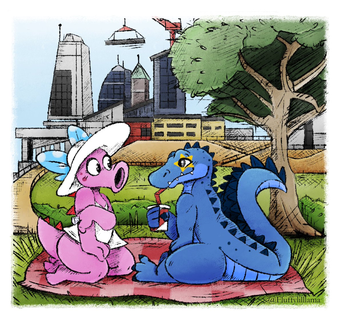 fluffylilllama's tweet image. Out on a nice day with Birdo
Art for @AlliMikey