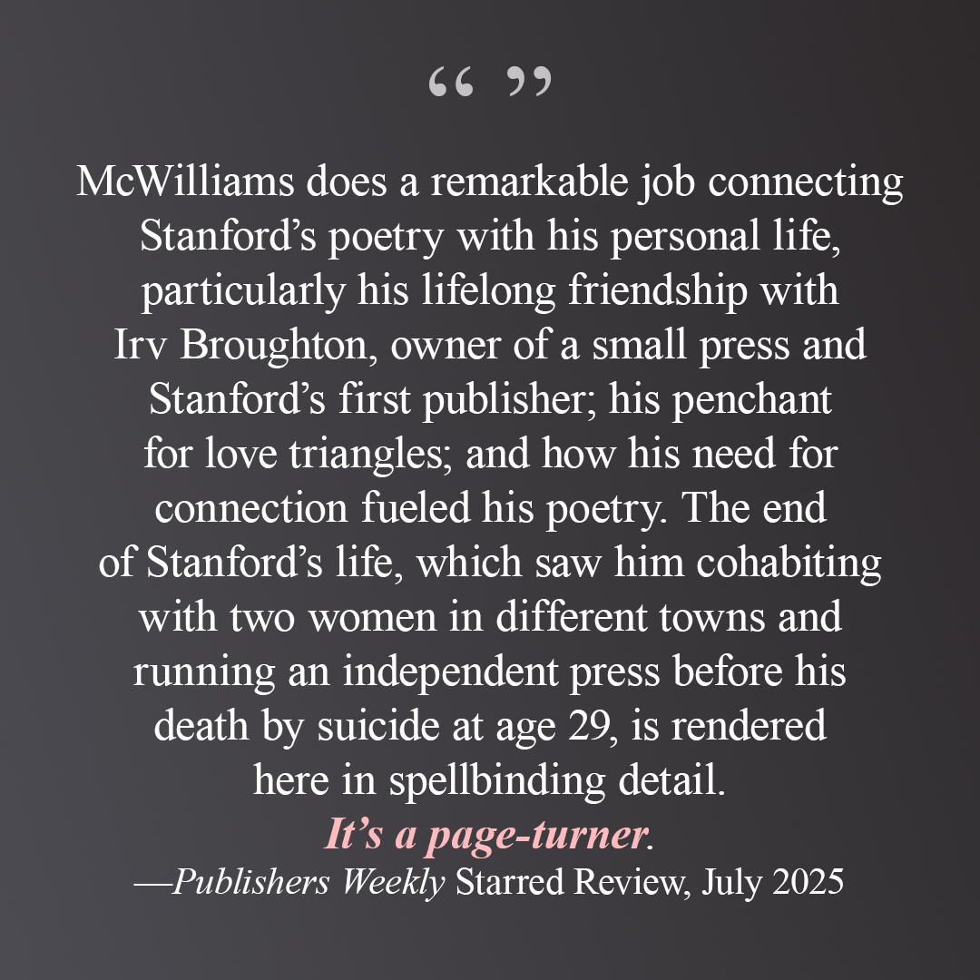 uarkpress's tweet image. THE LIFE AND POETRY OF FRANK STANFORD receives a starred review in @PublishersWkly. ⭐️
Available now: uapress.com/product/life-p…