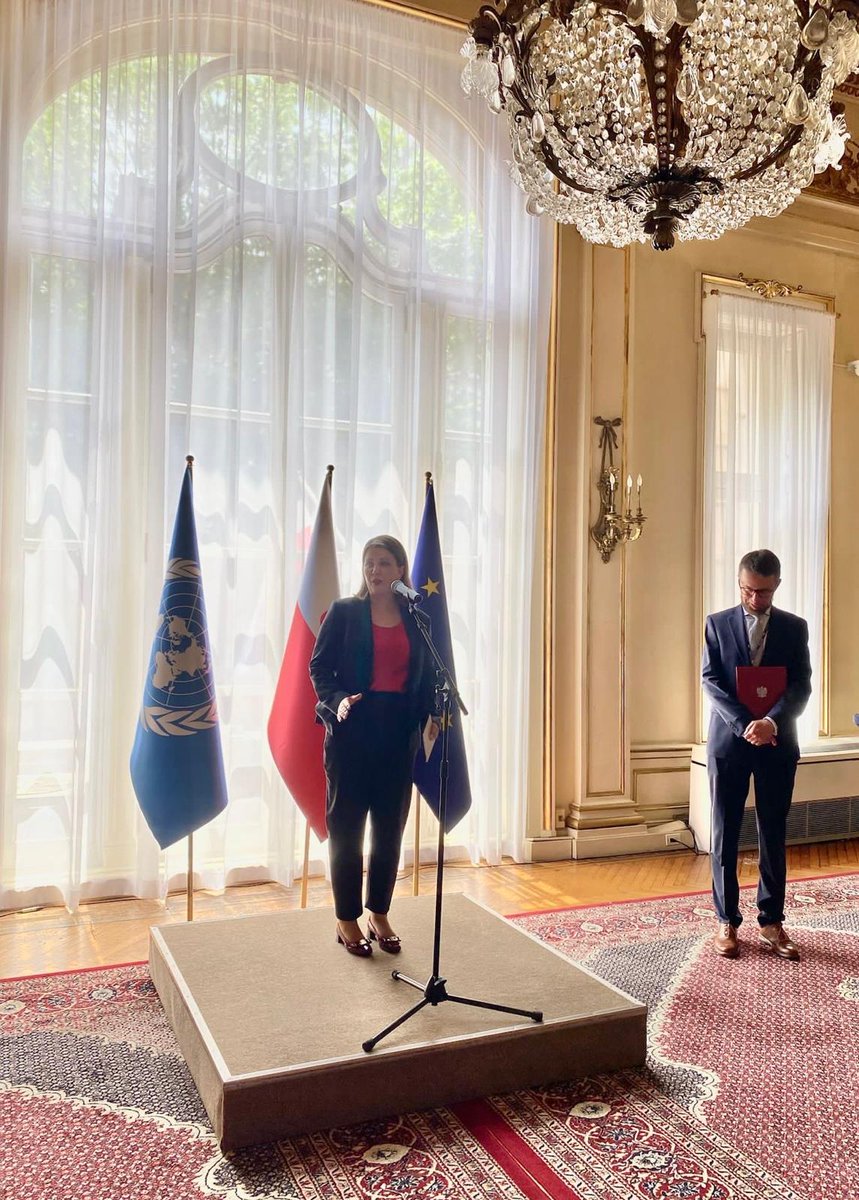 PLinUN's tweet image. Yesterday, we hosted a reception at the Polish Consulate in NYC to present Prof. Dr. Hab. Patrycja Grzebyk, 🇵🇱's candidate for the UN Committee Against Torture (2026–29) - a distinguished expert in international humanitarian law and human rights.