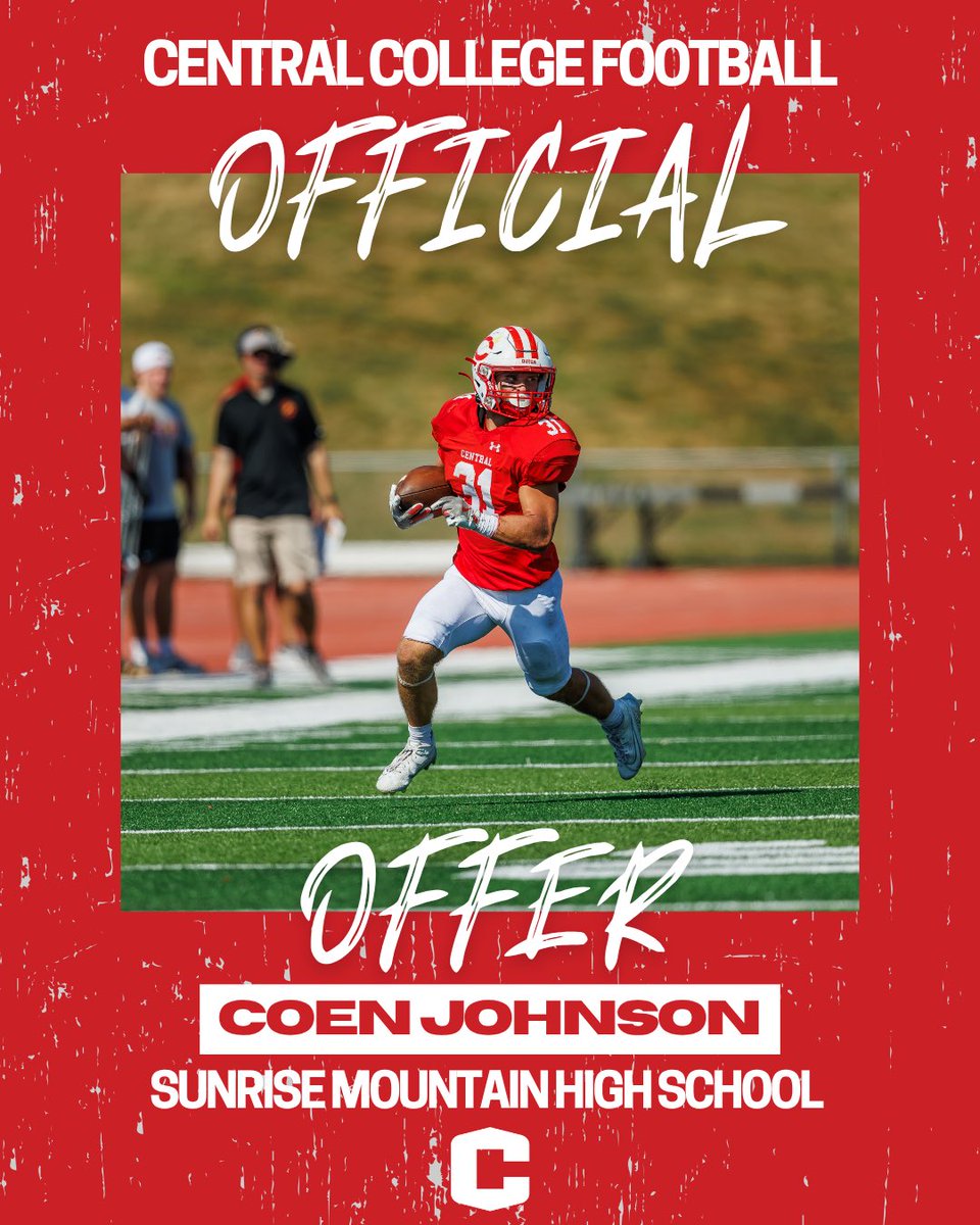 coenjohnson32's tweet image. Blessed to receive my second offer from @CentralDutchFB! @Max_Race @SMHSFootballFam @SunriseMtFB @alpha_lbu @RsmithYWV @CoachJ_South #AGTG