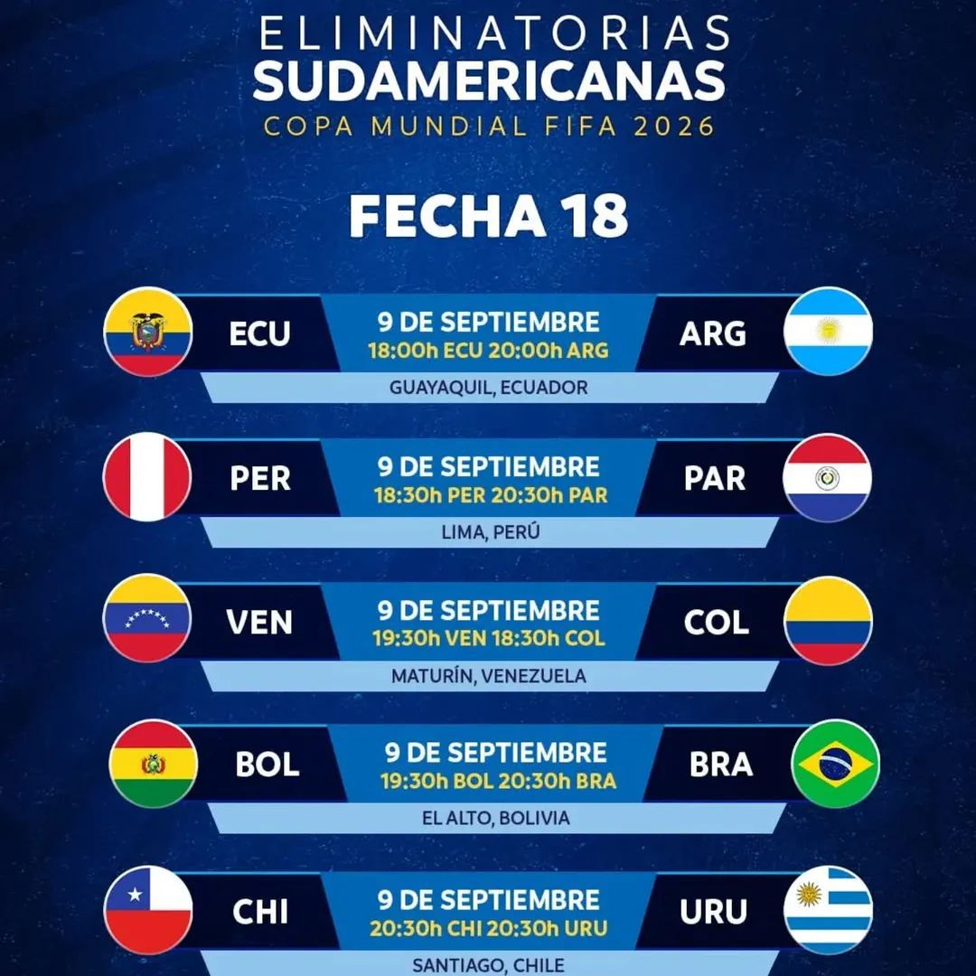 golazotropical1's tweet photo. Última fecha
#clasificatoriassudamericanas
#Paraguay visita #Peru
En #lima el 9 de setiembre
20.30 hora paraguaya
La @Albirroja puede llegar a ese juego, ya #clasificada
#Mundial2026
@ClubVeteranos de Prensa
#CVP🇾🇪 https://t.co/YaItWhDAvW