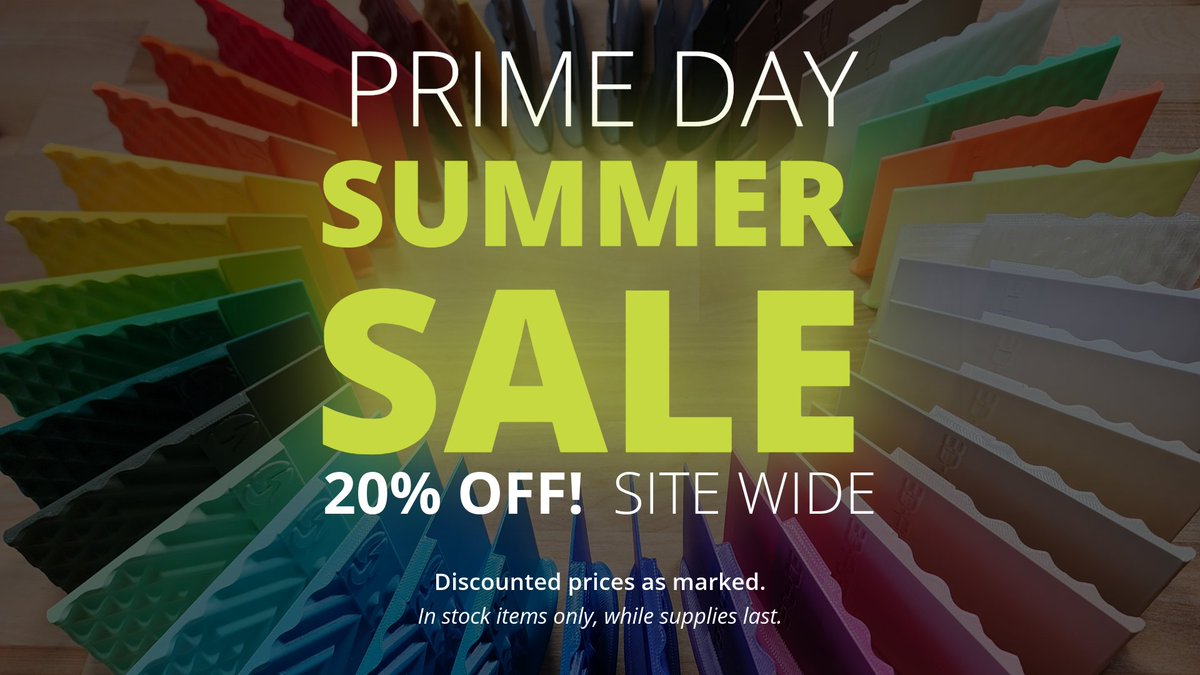 3D_Fuel's tweet image. One of our biggest sales of the year - 20% off everything, and quantity discounts stack with it.

If you haven&apos;t tried Pro PCTG yet, now&apos;s the time.

3dfuel.com/products/pro-p…

#PrimeDay2025 #3DPrinting  #madeinusa