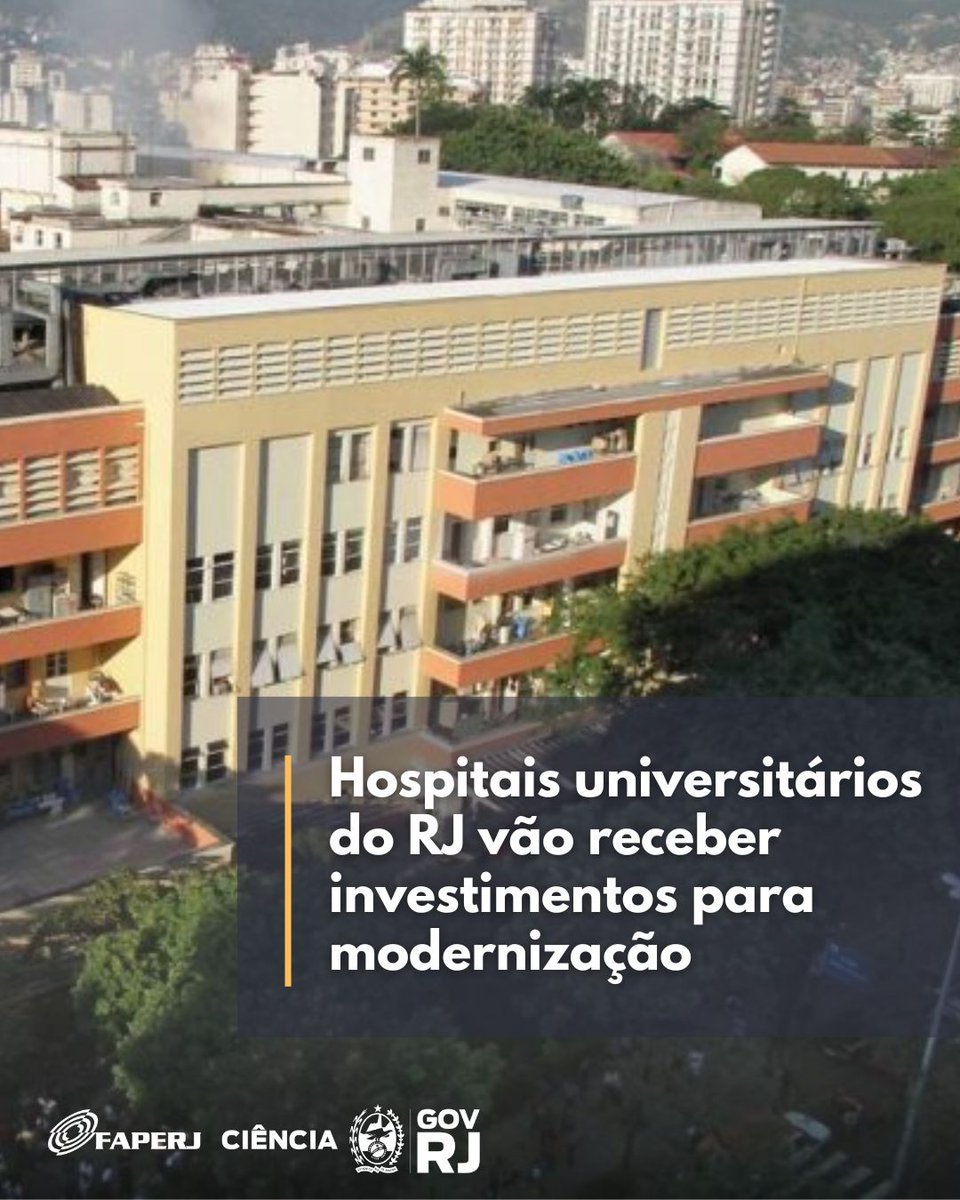 A FAPERJ anunciou o lançamento do Programa de Apoio à Infraestrutura de Unidades Universitárias de Saúde Hospitalar e Ambulatorial vinculadas à SECTI <a href="/sectirj/">SECTI-RJ</a> , que vai destinar R$ 24 milhões aos hospitais universitários estaduais.