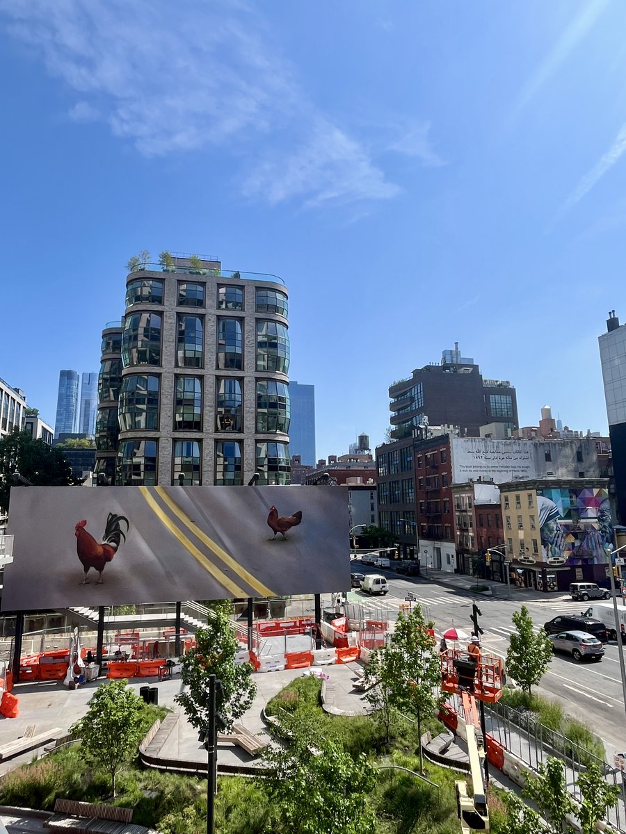 High Line Art (@highlineartnyc) on Twitter photo Why did the chicken cross the High Line? The answer may not be what you think! ๐
๐: "Don't ASK," Allison Katz
๐ Adjacent to the High Line at 18th St and 10th Ave
๐: July 2025 โ August 2025 Why did the chicken cross the High Line? The answer may not be what you think! ๐
๐: "Don't ASK," Allison Katz
๐ Adjacent to the High Line at 18th St and 10th Ave
๐: July 2025 โ August 2025