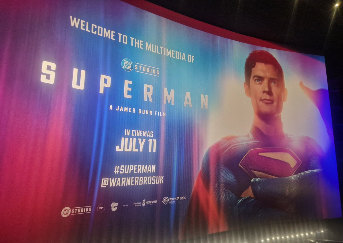 Seated for the #Superman    multimedia screening thanks to <a href="/WarnerBrosUK/">Warner Bros. UK</a>! Hope to be an exciting new start for DC films!

Review coming soon to <a href="/FilmFocusOnline/">Film Focus Online 🍿</a>