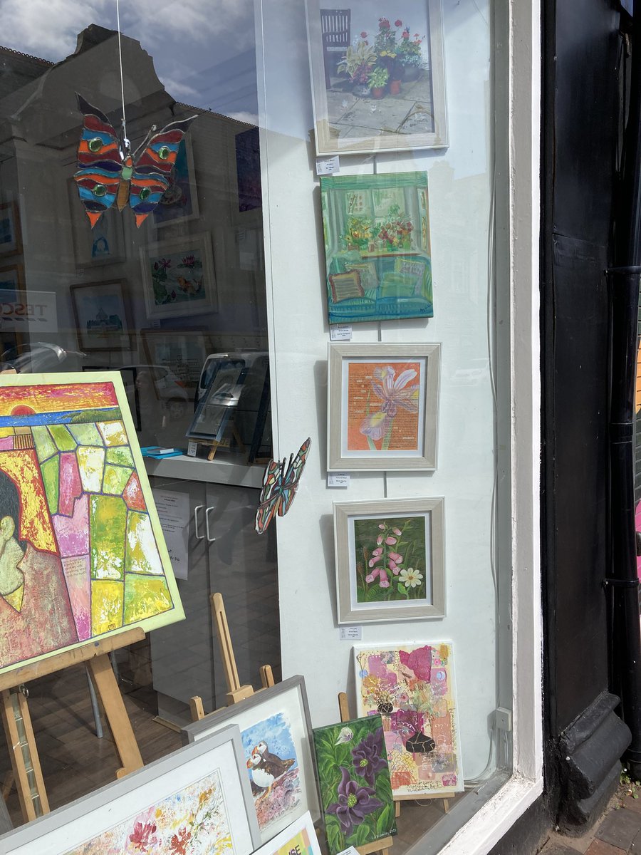 Preview night happening now at Arthouse Southport. I had a peak earlier and can see mine by the desk. Was organised and included cards this time which can be easily put in a frame so everyone can own art. Sorry not to be there but will pop in soon to see Summer vibes.