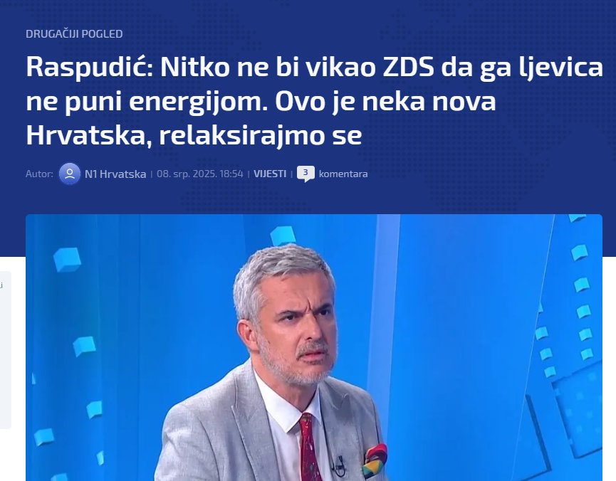 saborski zastupnik nino raspudić dao intervju. odnosno morao je istovremeno disati i pričati. sad se mora bar 4 mjeseca odmoriti i relaksirati jer puno je to posla za našeg ninu.
