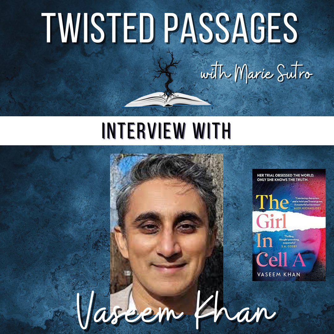 mariesutro's tweet image. Bestselling &amp;amp; award-winning author, Vaseem Khan, discusses his riveting new release, THE GIRL IN CELL A. “Thrilling, thought provoking, suspenseful...”—S.A. Cosby, NY Times bestselling author

#podcast #readers #bookworm #interview #readinglist #memory #PsychologicalThriller